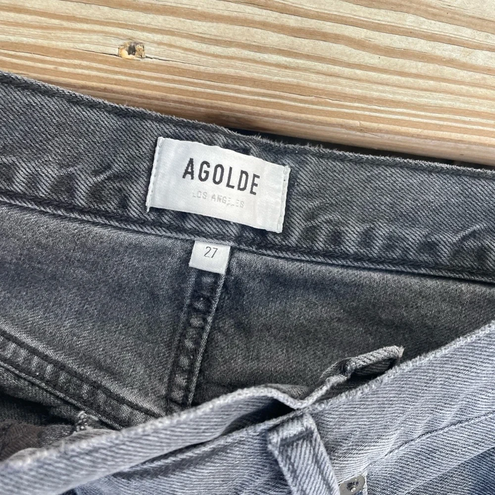 AGOLDE Criss Cross Straight Jeans In Shambles - Picture 10 of 10